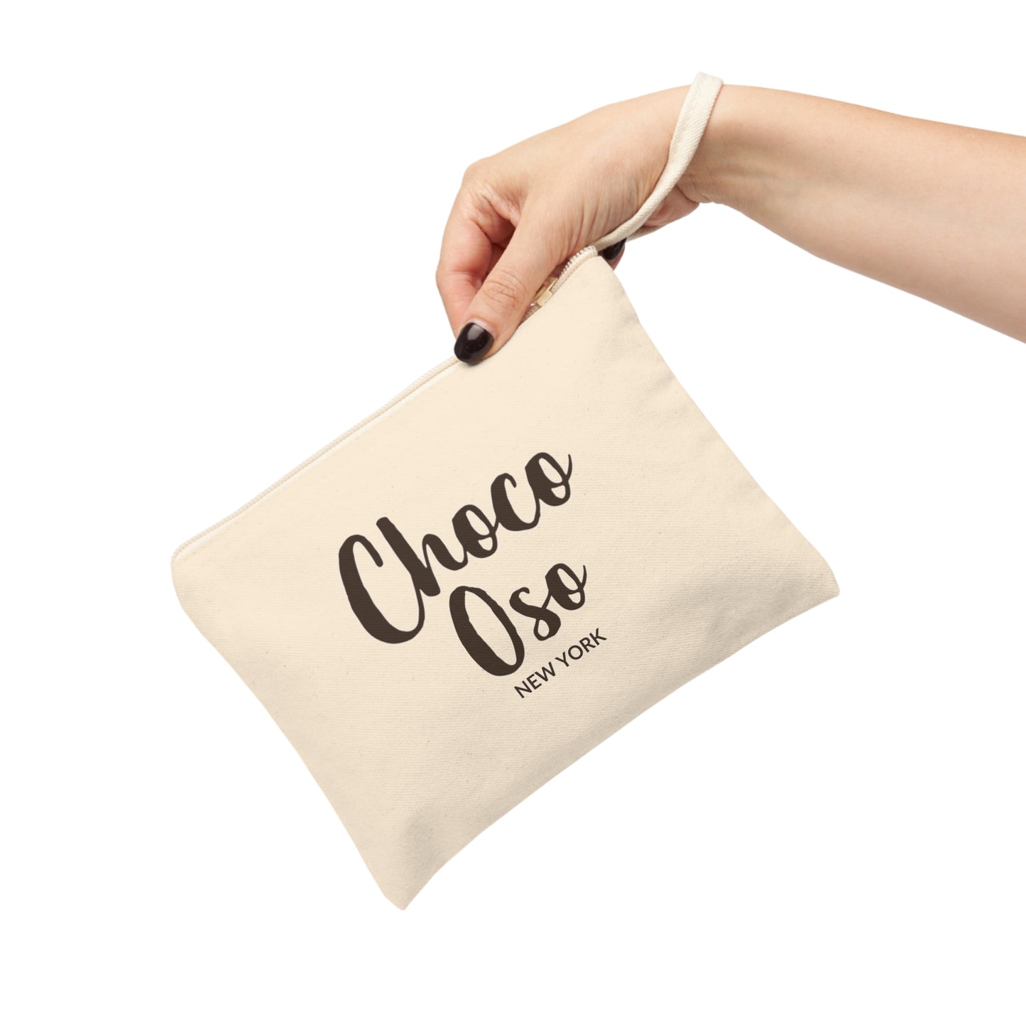 CHOCO-OSO "Cursive" Accessory Zipper Pouch