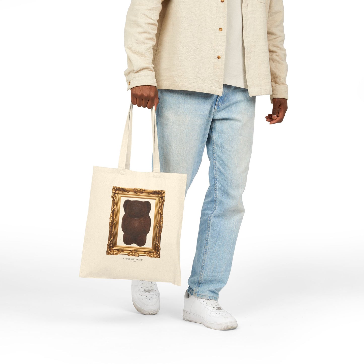 CHOCO-OSO Design Your Life Cotton Canvas Tote Bag