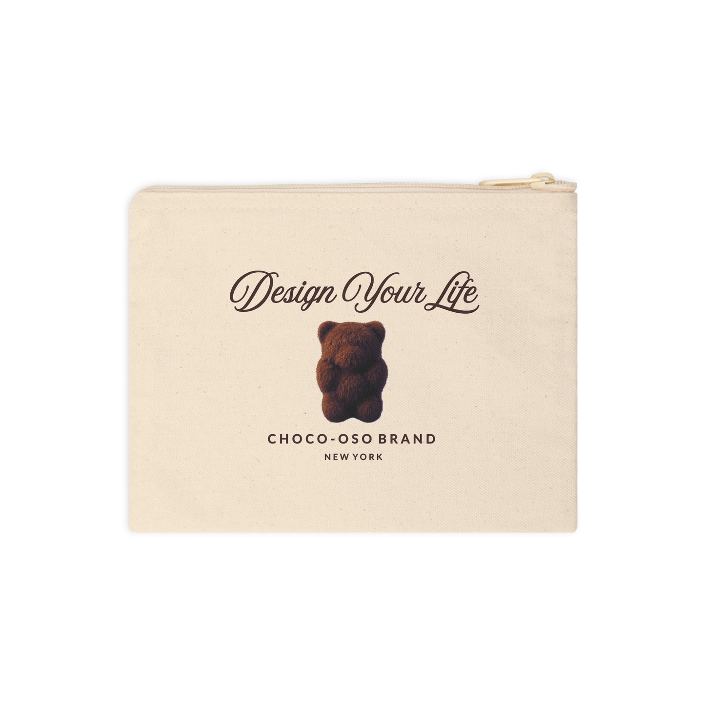 CHOCO-OSO  "Design Your Life"  Collection Accessory Zipper Pouch