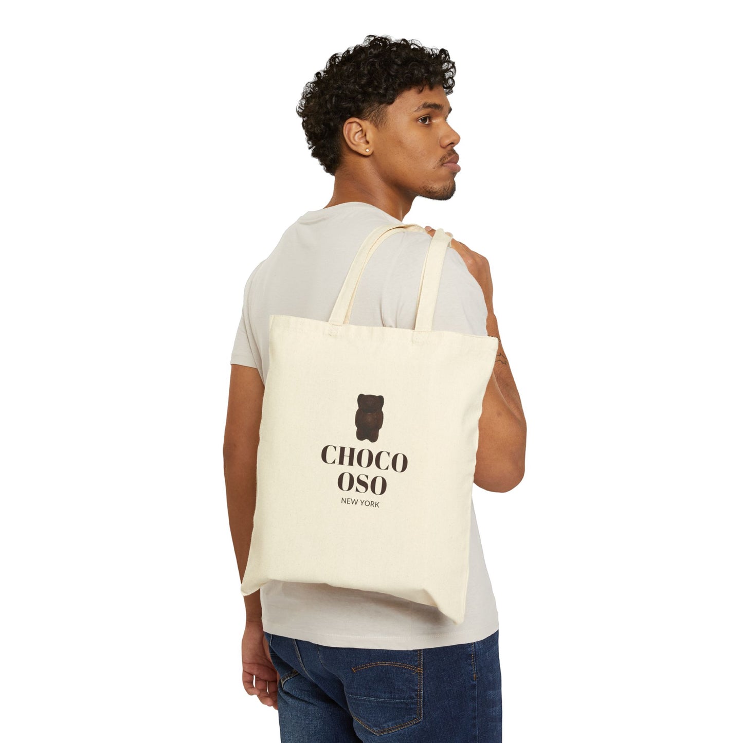 CHOCO-OSO "143" Cotton Canvas Tote Bag