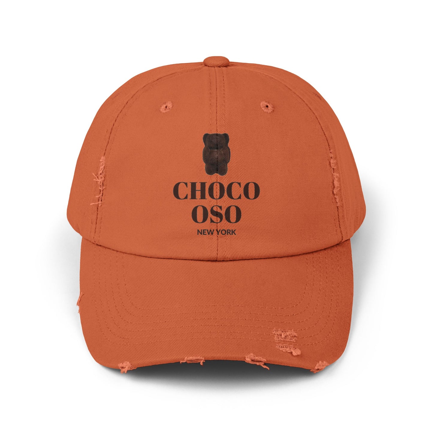 CHOCO-OSO Unisex Distressed Cap