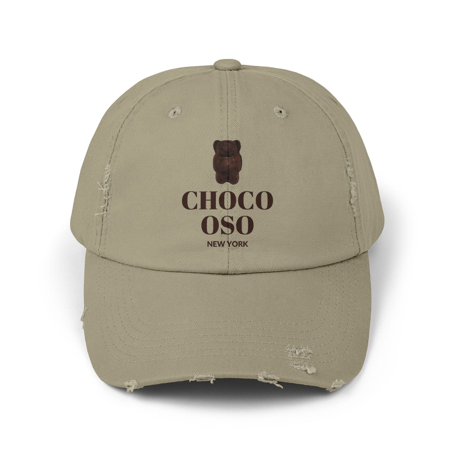 CHOCO-OSO Unisex Distressed Cap