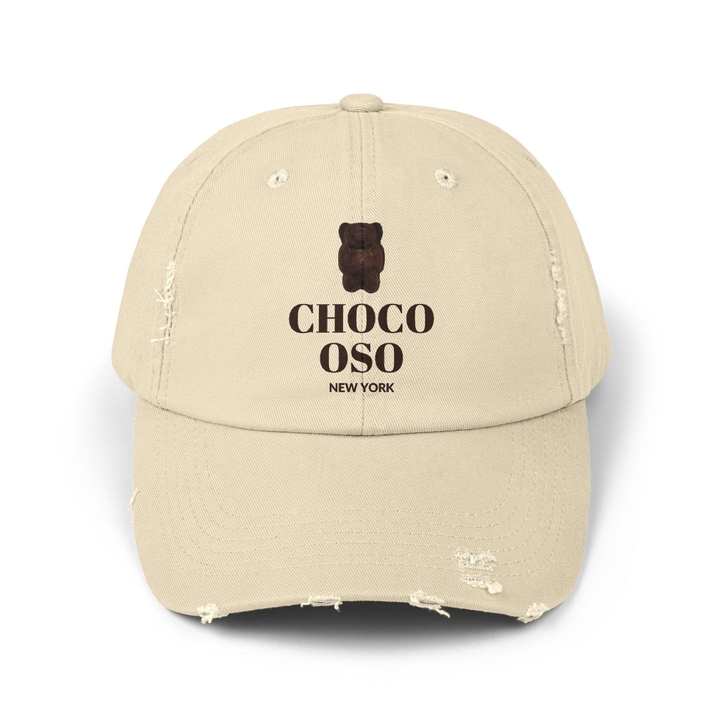 CHOCO-OSO Unisex Distressed Cap