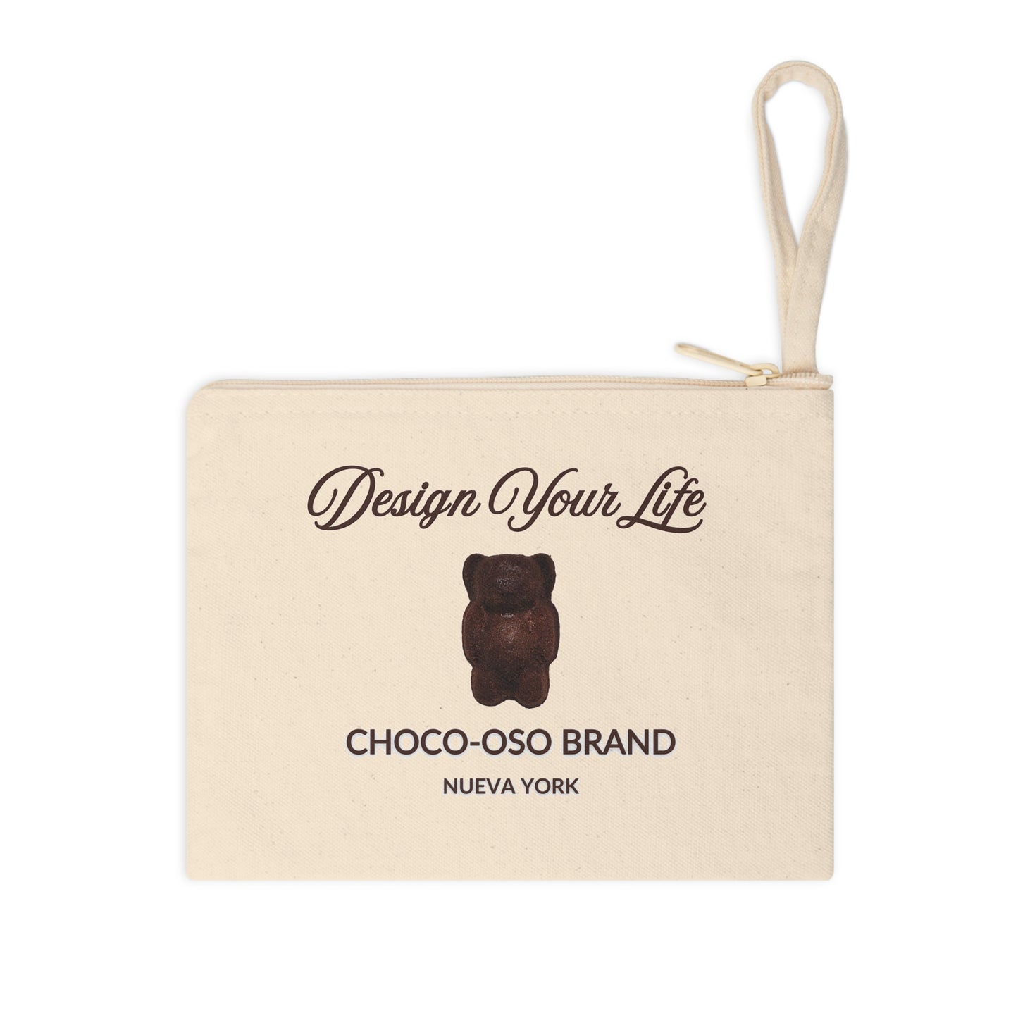 CHOCO-OSO  Design Your Life Accessory Zipper Pouch