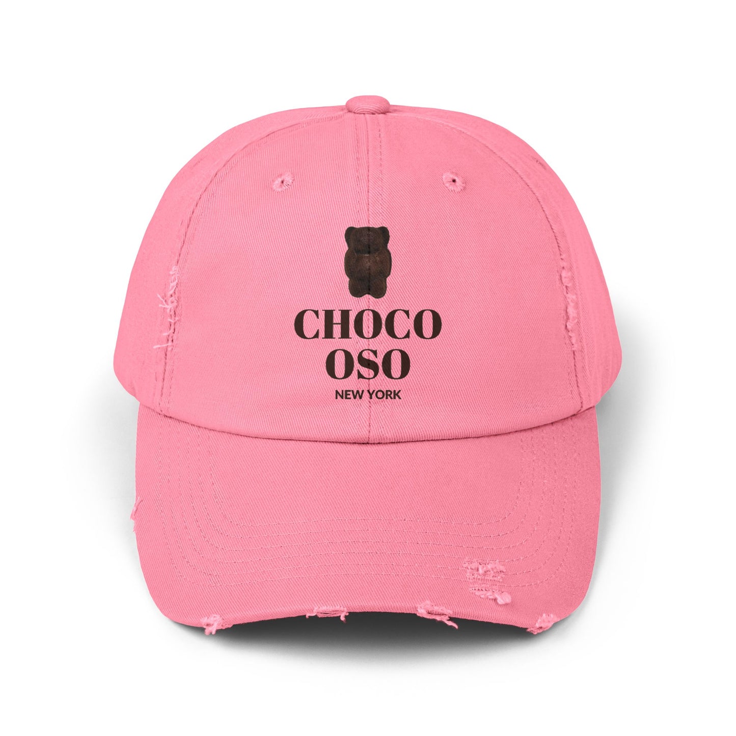 CHOCO-OSO Unisex Distressed Cap