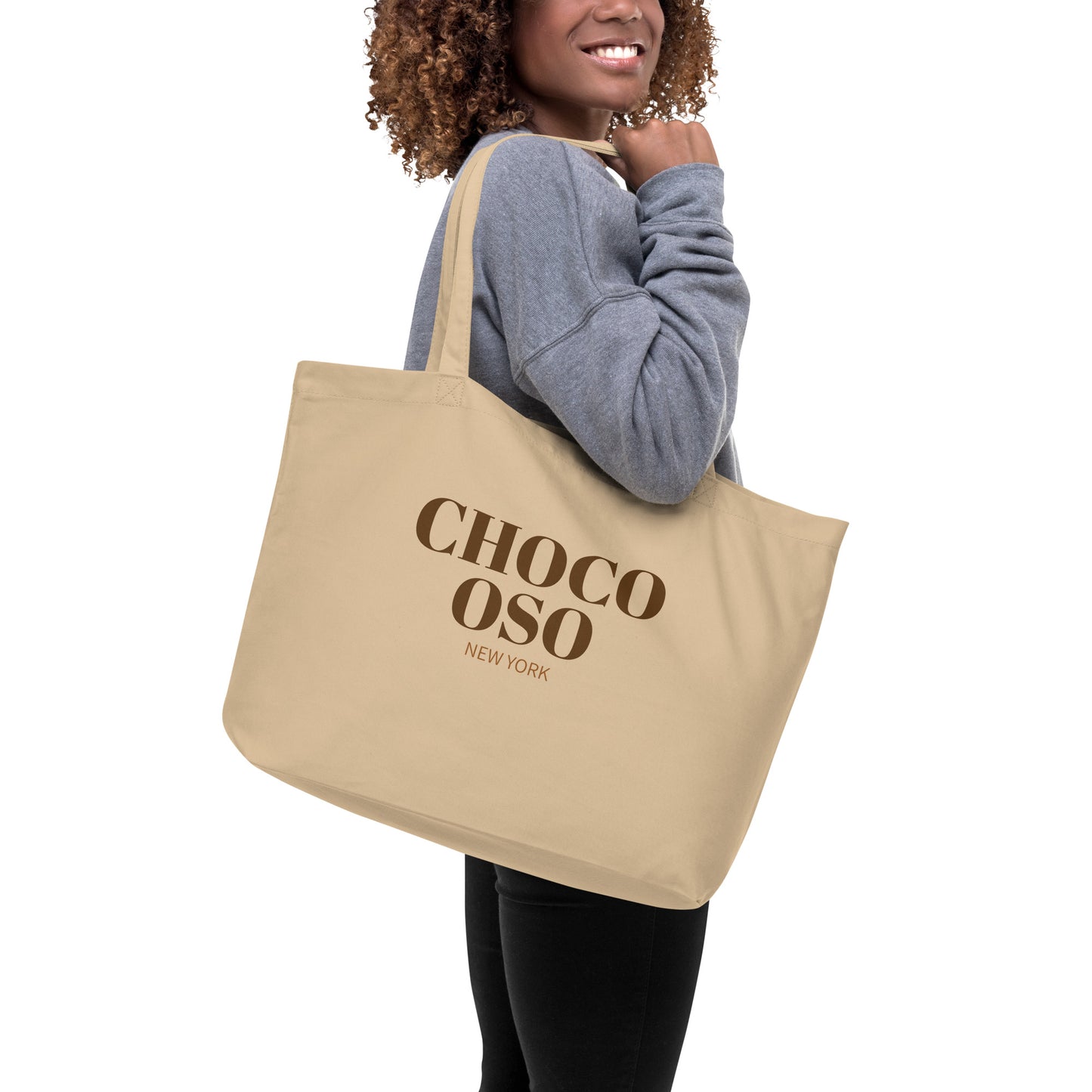 CHOCO-OSO Multi Purpose Large organic tote bag