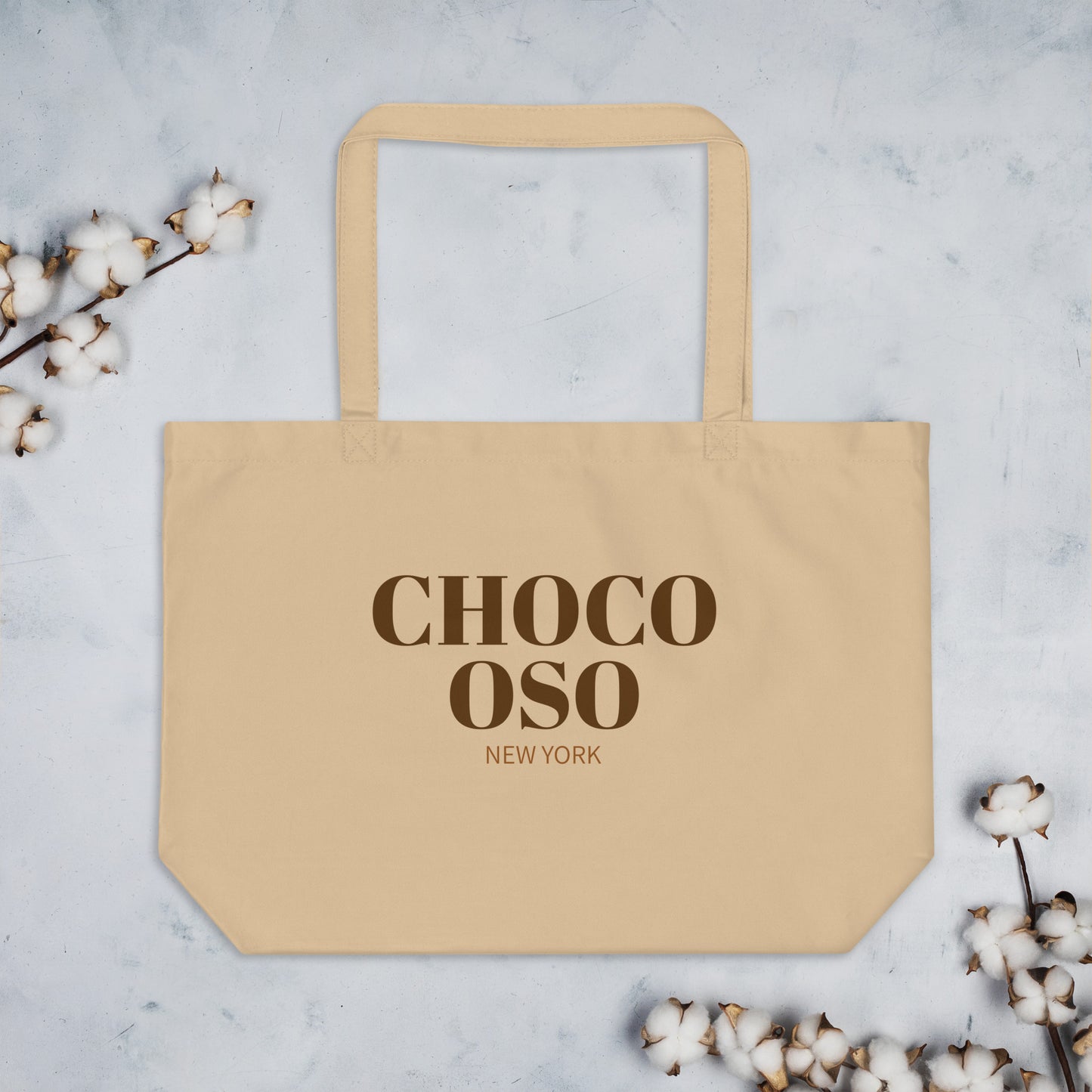 CHOCO-OSO Multi Purpose Large organic tote bag