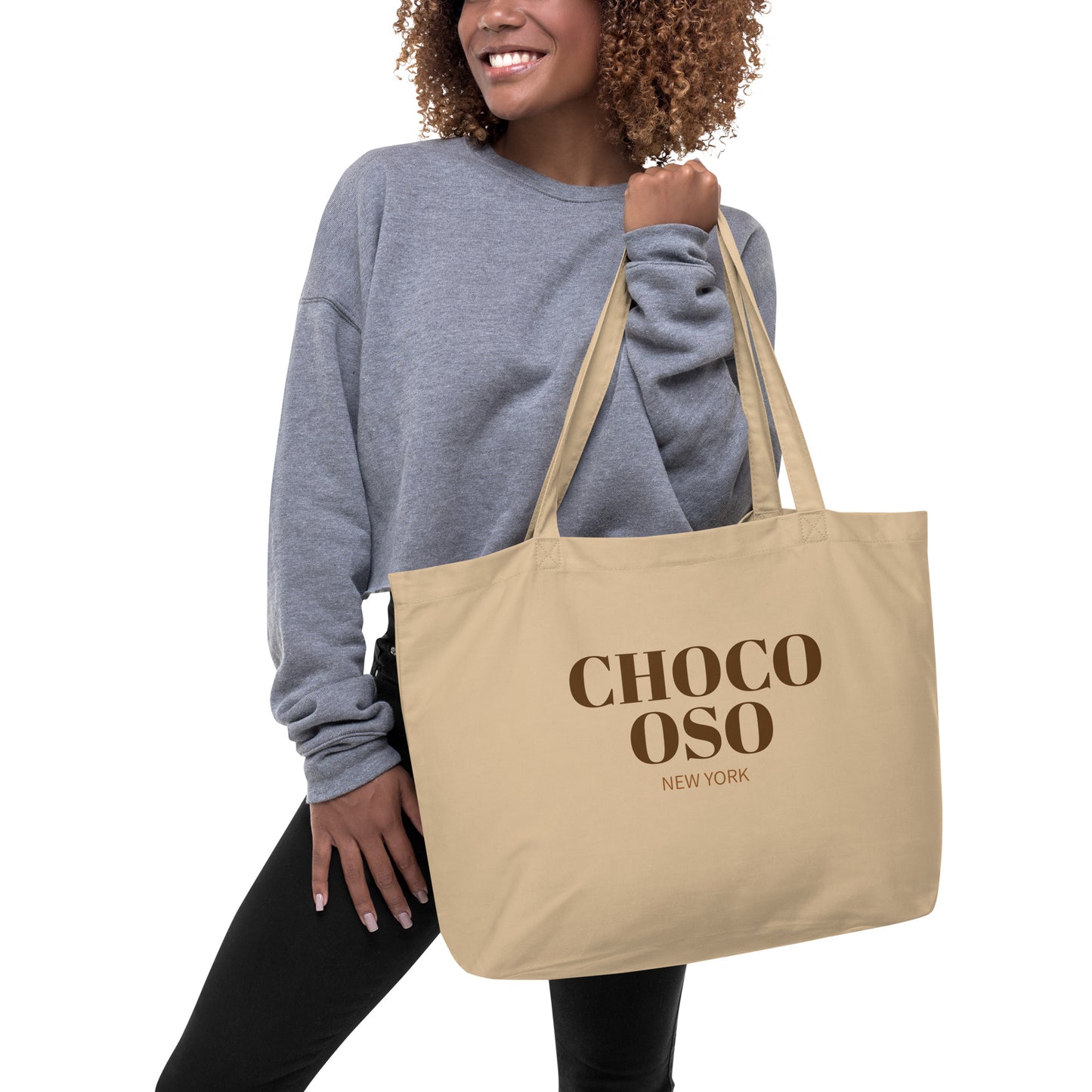 CHOCO-OSO Multi Purpose Large organic tote bag